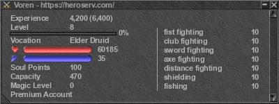 Signature for player Voren