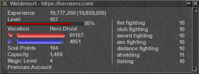 Signature for player Waldemort