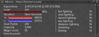 Signature for player Wevon