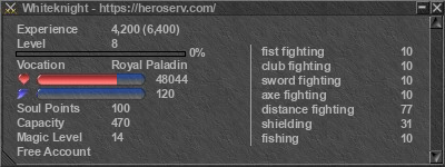 Signature for player Whiteknight