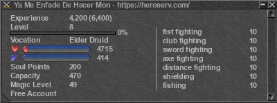 Signature for player Ya Me Enfade De Hacer Mon