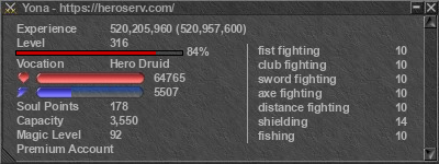 Signature for player Yona