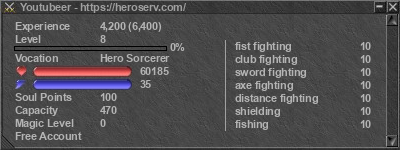 Signature for player Youtubeer