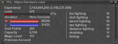 Signature for player Yt's